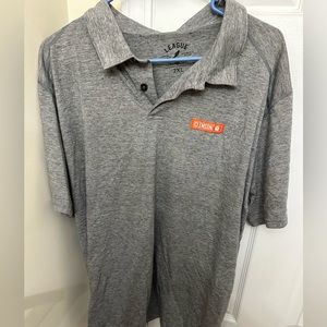 Grey Clemson Polo Shirt